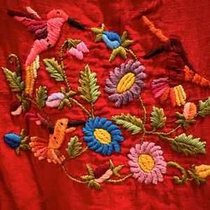 Hand Embroidered Guatemalan Top
